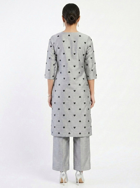 Cotton Silk Printed Set