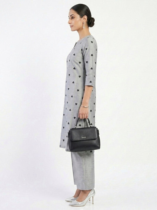 Cotton Silk Printed Set