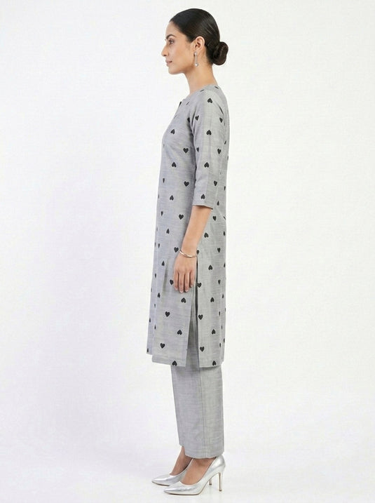 Cotton Silk Printed Set