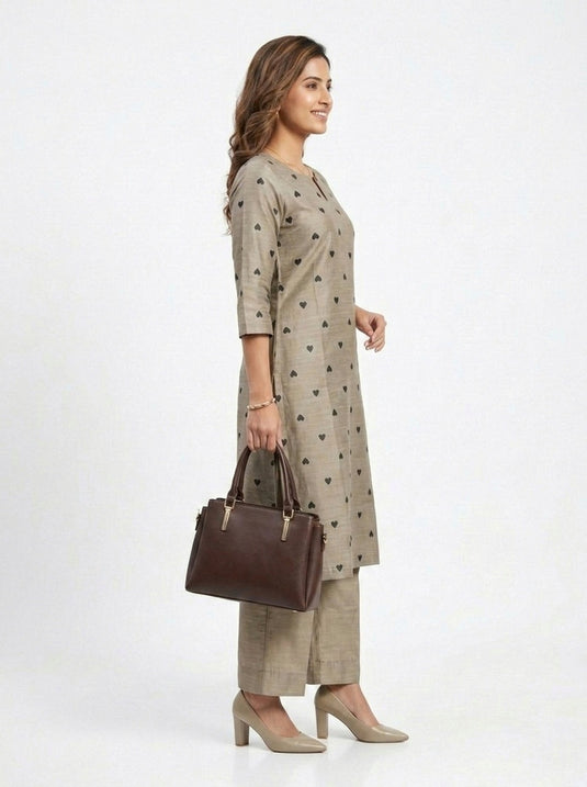 Cotton Silk Printed Set