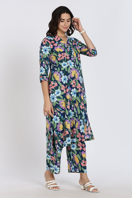 Floral kurta set