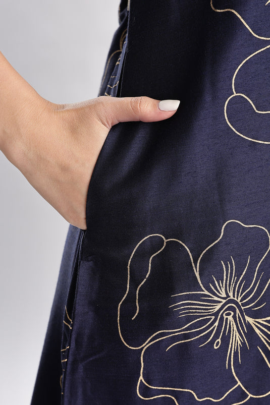 Cotton Silk Printed Set