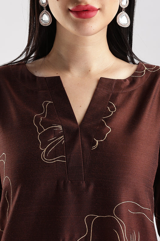 Cotton Silk Printed Set