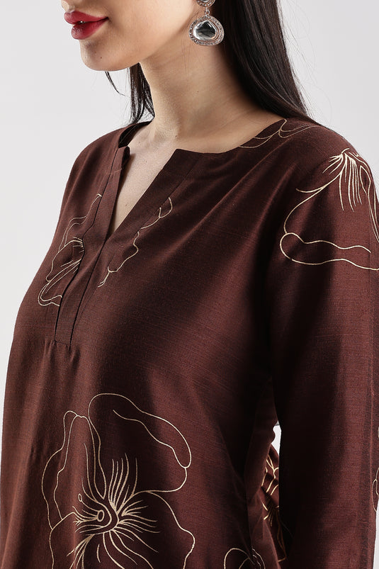 Cotton Silk Printed Set