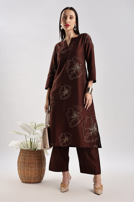 Cotton Silk Set Printed