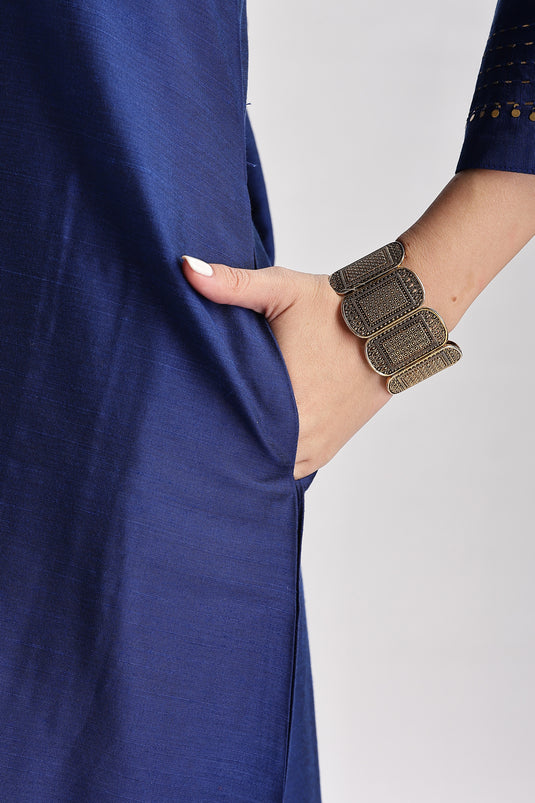 Cotton Silk Embroidered Set