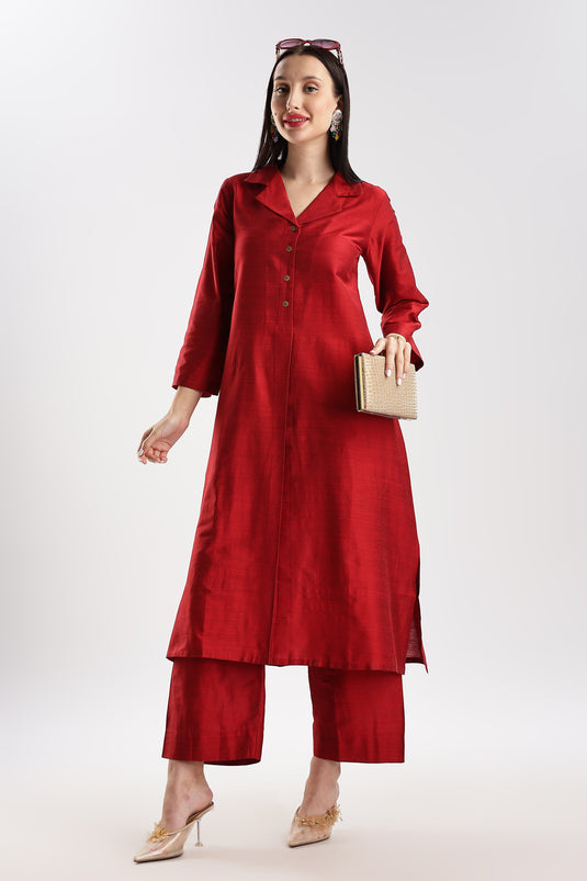 Cotton Silk Collar Set