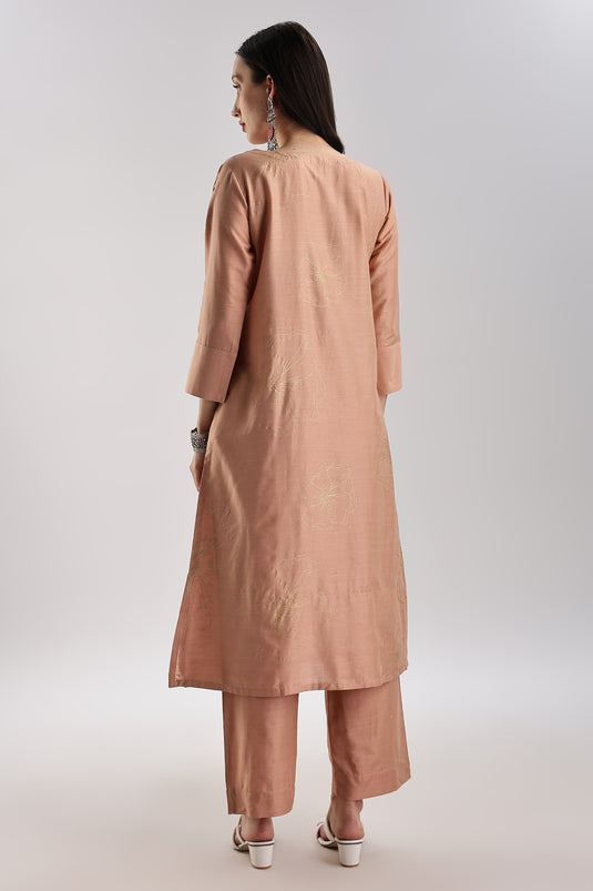 Cotton Silk Printed Set