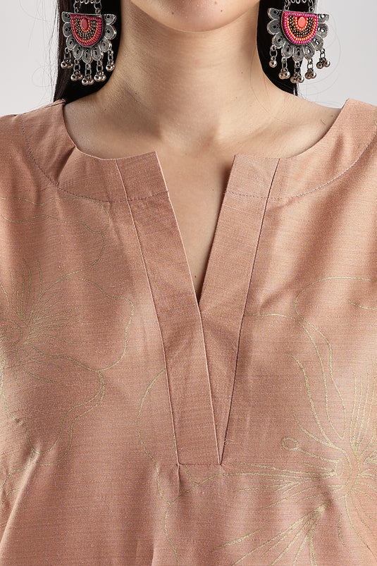 Cotton Silk Printed Set