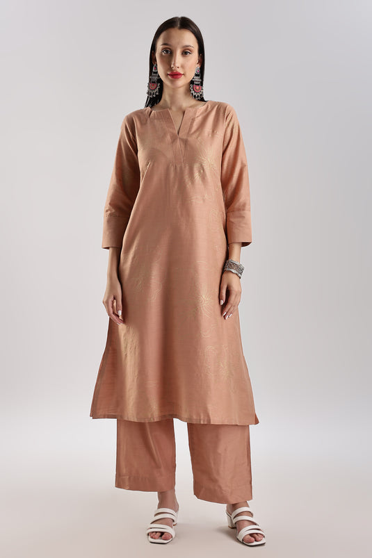 Cotton Silk Printed Set