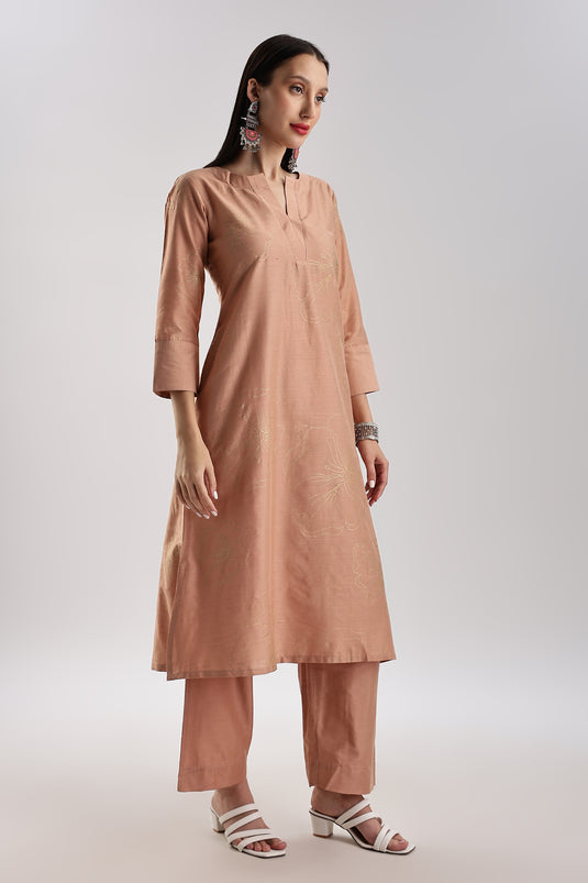 Cotton Silk Printed Set