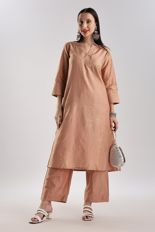 Cotton Silk Set Printed