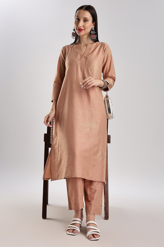 Cotton Silk Printed Set