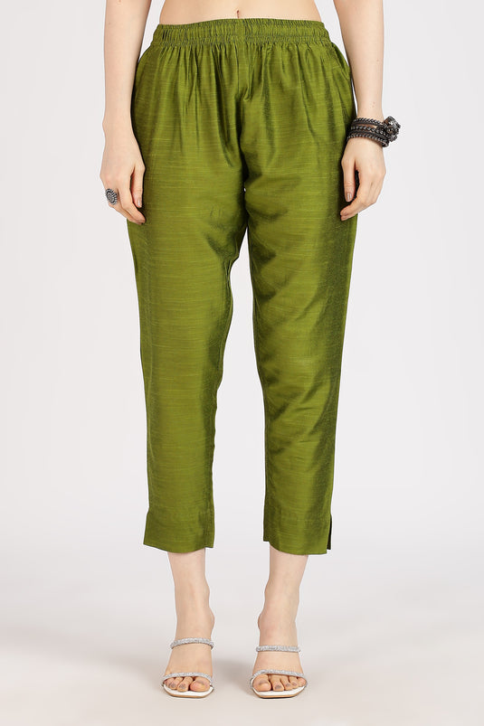 V-neck cotton silk kurta