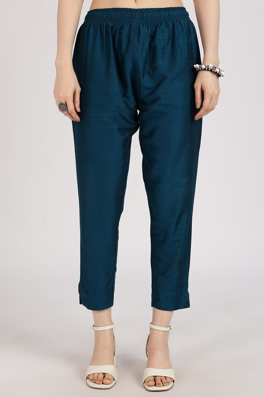 Tile V-neck cotton silk