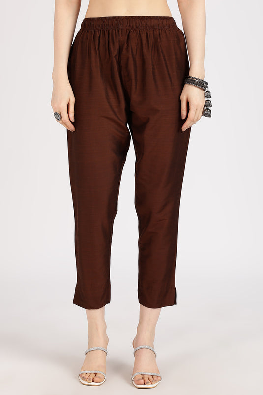 V-neck cotton silk kurti