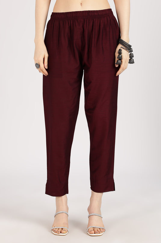 V-neck cotton silk kurta