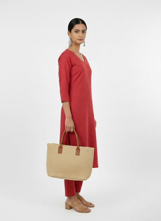 cotton silk light maroon