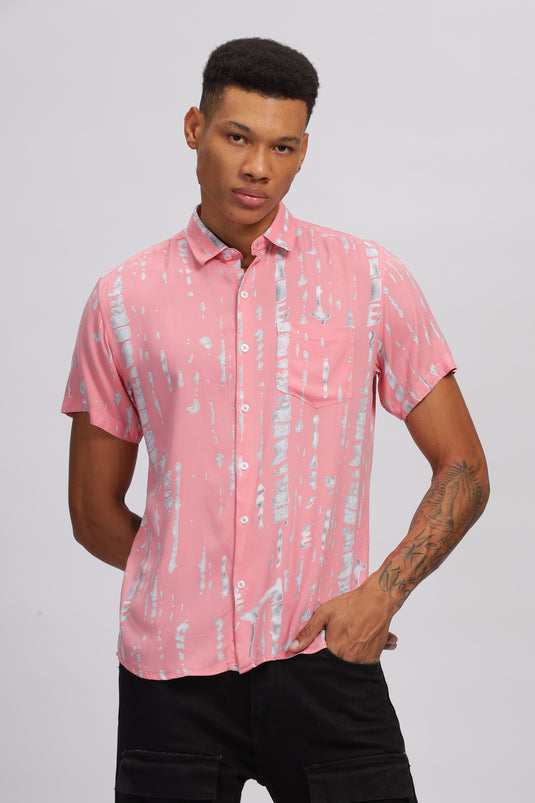 Bubblegum Bliss Men's Printed Shirt