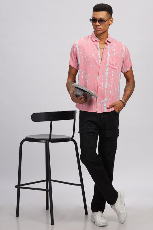 Bubblegum Bliss Men's Printed Shirt