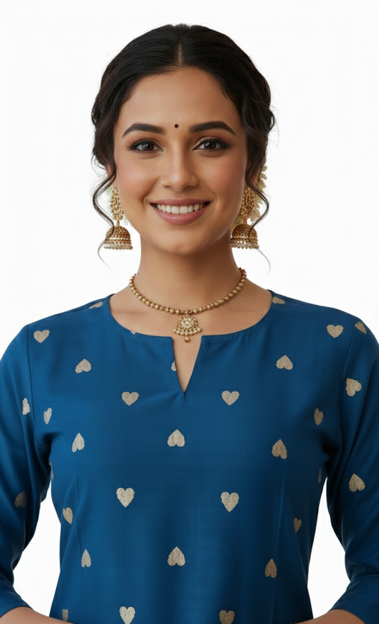 cotton silk printed set