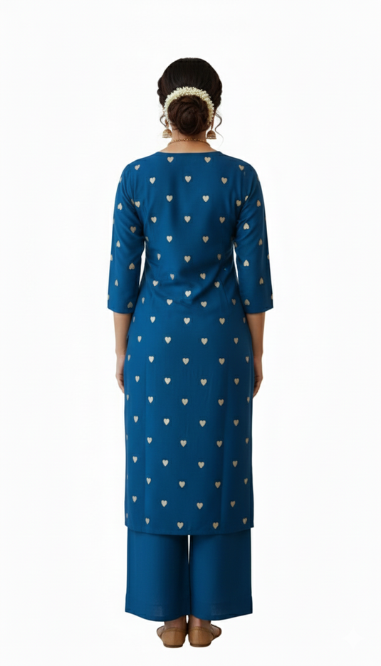 cotton silk printed set