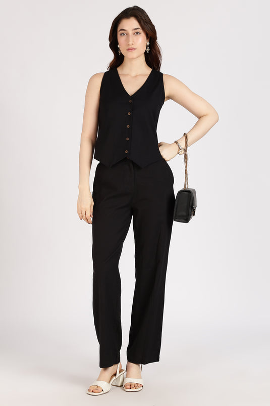 Black waist coat