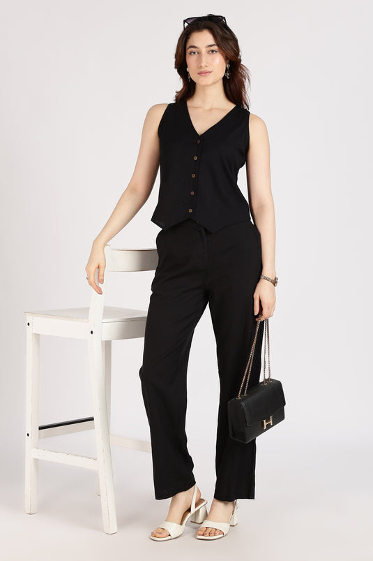 Black waist coat